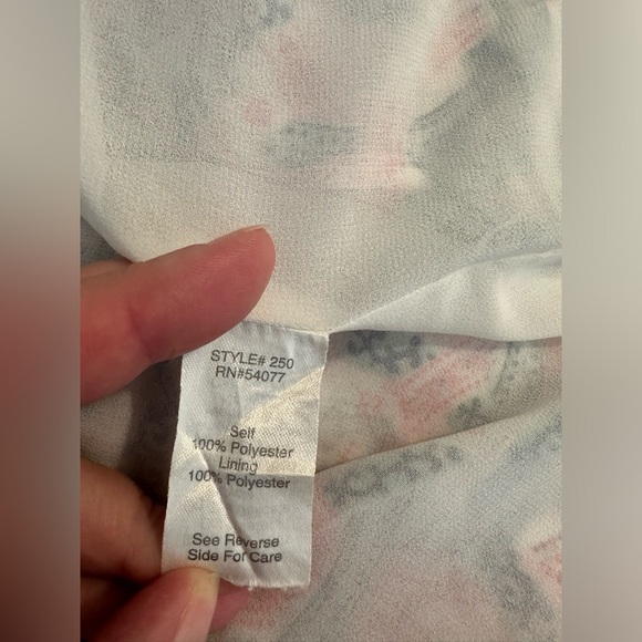 Mint CAbi #250 Mosaic Print Blouse Tank Top Shirt Heart of CAbi Layered Zipper - Picture 10 of 12